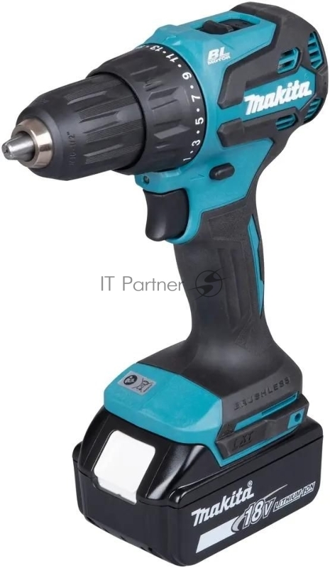 Дрель-шуруповерт Makita DHP490SFJ аккум. патрон:быстрозажимной
