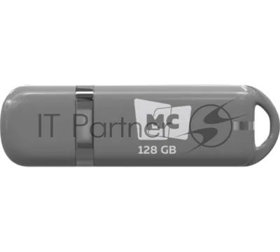 Флешка USB MORE CHOICE МФБ128 Grey (4620202558985), 128GB, USB 3.0, R/W 25/15, серый
