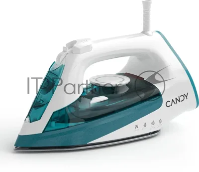 Утюг Candy CI-106 белый/бирюзовый, 3200 Вт, 40 г/мин, 180 г/мин, 400 мл