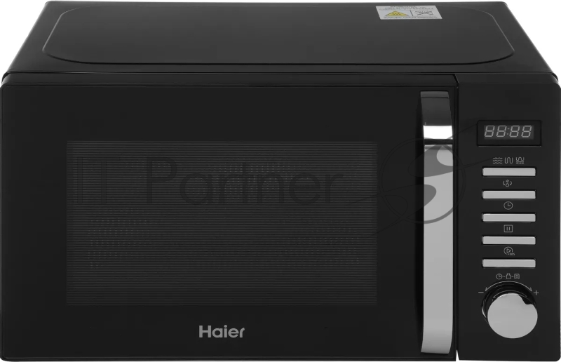 Микроволновая печь Haier HMB-DG208BA черный, 20 л, 800 Вт, переключатели - кнопки, поворотный механизм