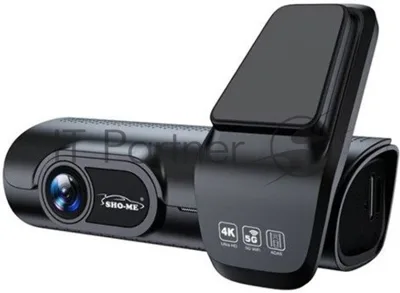 Видеорегистратор Sho-Me FHD-975, 3840x2160, 3.59", с камерой заднего вида, GPS, Wi-Fi, G-сенсор, датчик движения
