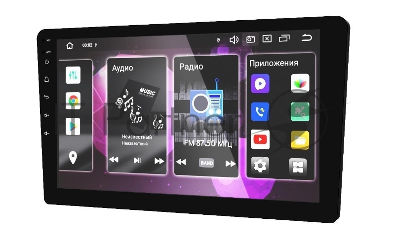 Автомагнитола Prology MPA-380, 2 DIN, 9", Android 13, Bluetooth, USB Type-A, GPS, 4G, CarPlay