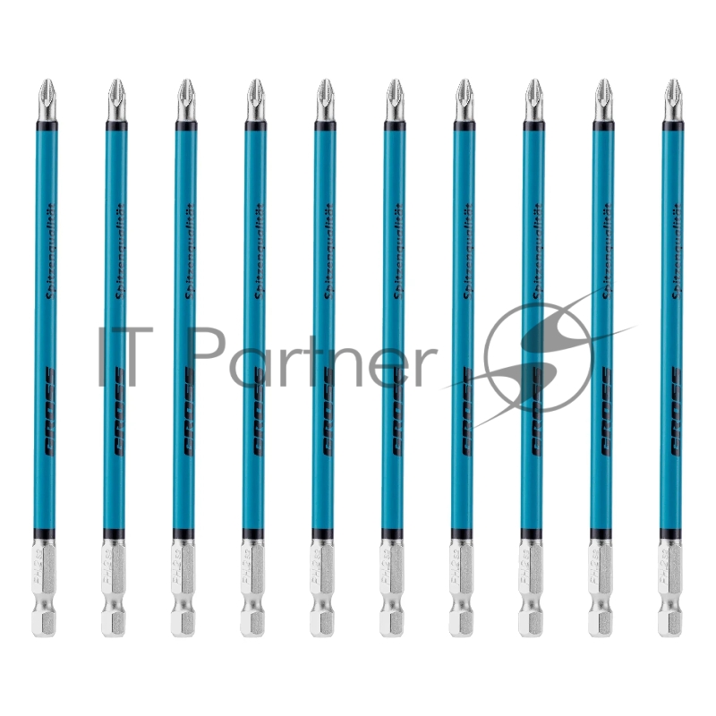 Бита Gross PH2х150мм, сталь S2, кругл., 10шт.