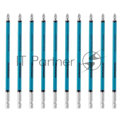 Бита Gross PH2х150мм, сталь S2, кругл., 10шт.