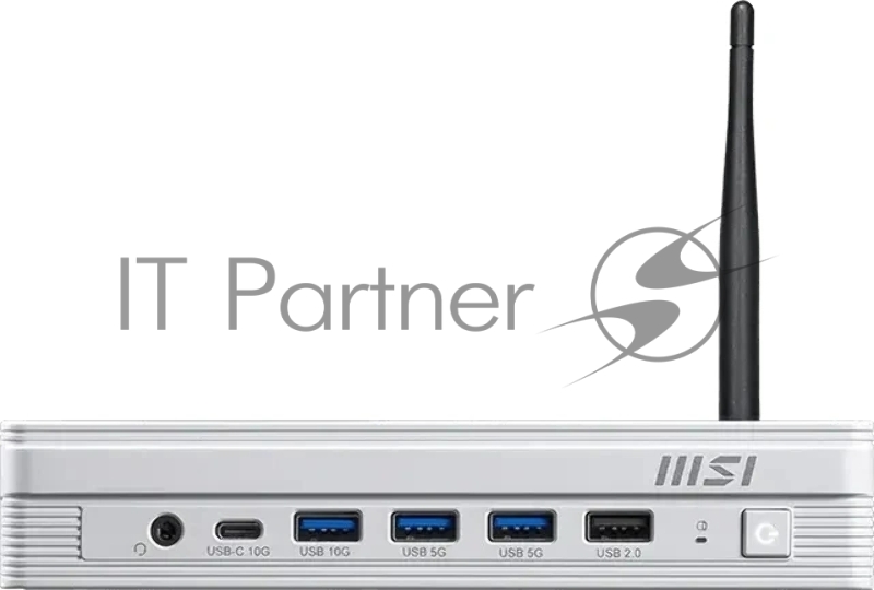 Неттоп MSI Pro DP10 A14MG-010BRU i7 14700 (2.1) UHDG 770 без ОС 2x2.5GbitEth WiFi BT 120W белый (936-B21012-010)