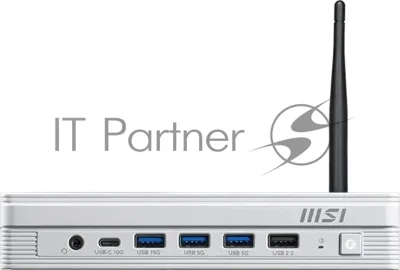 Неттоп MSI Pro DP10 A14MG-010BRU i7 14700 (2.1) UHDG 770 без ОС 2x2.5GbitEth WiFi BT 120W белый (936-B21012-010)