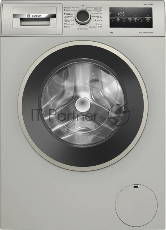 Стиральная машина Bosch WAN2821XME серебристый, загрузка фронтальная 8 кг, 1400 об/мин, класс A
