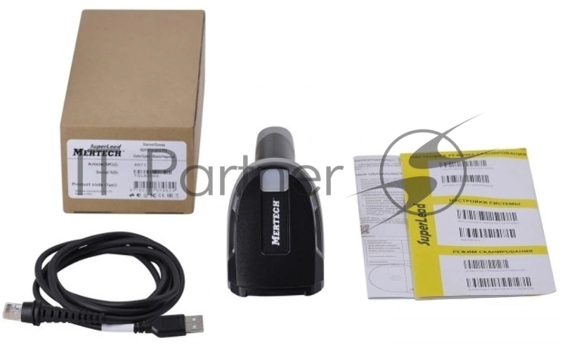 Сканер штрих-кода Mertech 2420 Superlead проводной черный (4231)