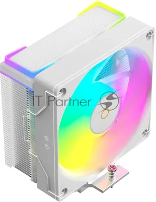 Кулер для процессора Ocypus Delta A40 SE WH ARGB, 120мм ARGB FAN, Top ARGB Panel, 4 HEAT PIPES, 4-PIN PWM, 800-1800 RPM, 31DBA, HYDRO BEARING, LGA115X/1200/1700/18XX, AM4/AM5
