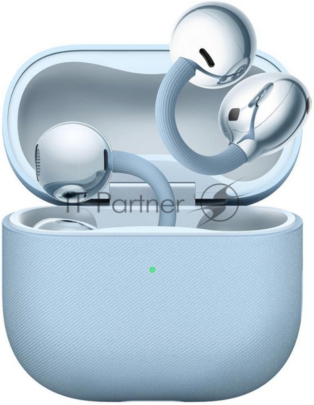 Наушники TWS Huawei FreeClip 2 синий, открытые (клипсы), Bluetooth, быстрая зарядка, до 8 ч