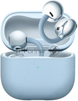 Наушники TWS Huawei FreeClip 2 синий, открытые (клипсы), Bluetooth, быстрая зарядка, до 8 ч