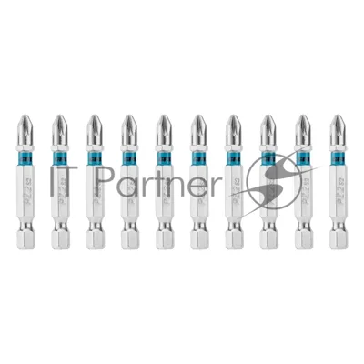 Бита Gross PZ2х50мм, сталь S2, шестигр., 10 шт.