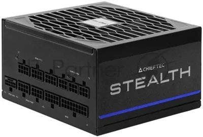 Блок питания Chieftec Stealth SPX-1000-FC (ATX 3.1, 1000W, 80 PLUS PLATINUM, Active PFC, 135mm fan, Gen5 PCIe, Full Cable Management) Retail