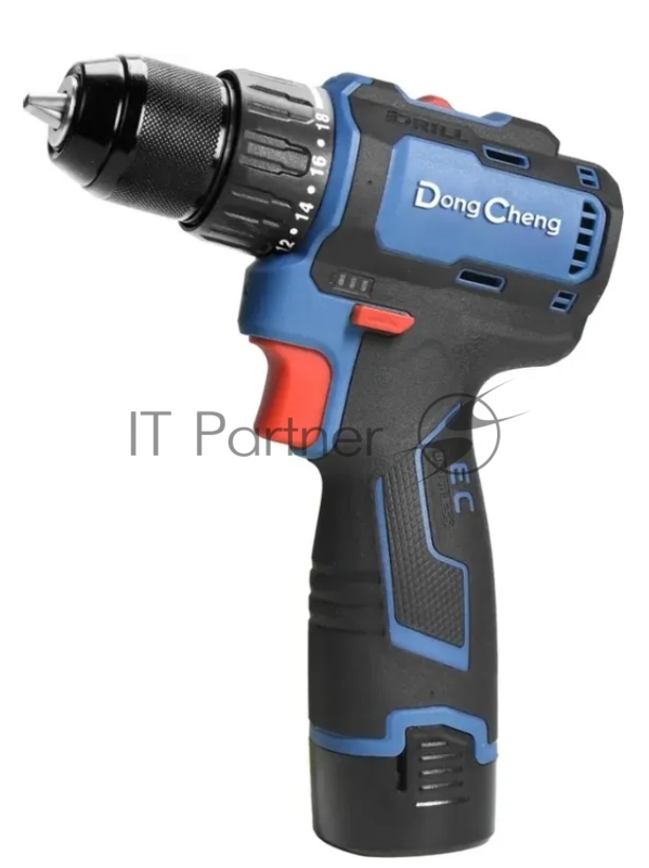 Дрель-шуруповерт DongCheng DCJZ1604, 16 В, 2 Ач, 40 Нм, бесщеточный