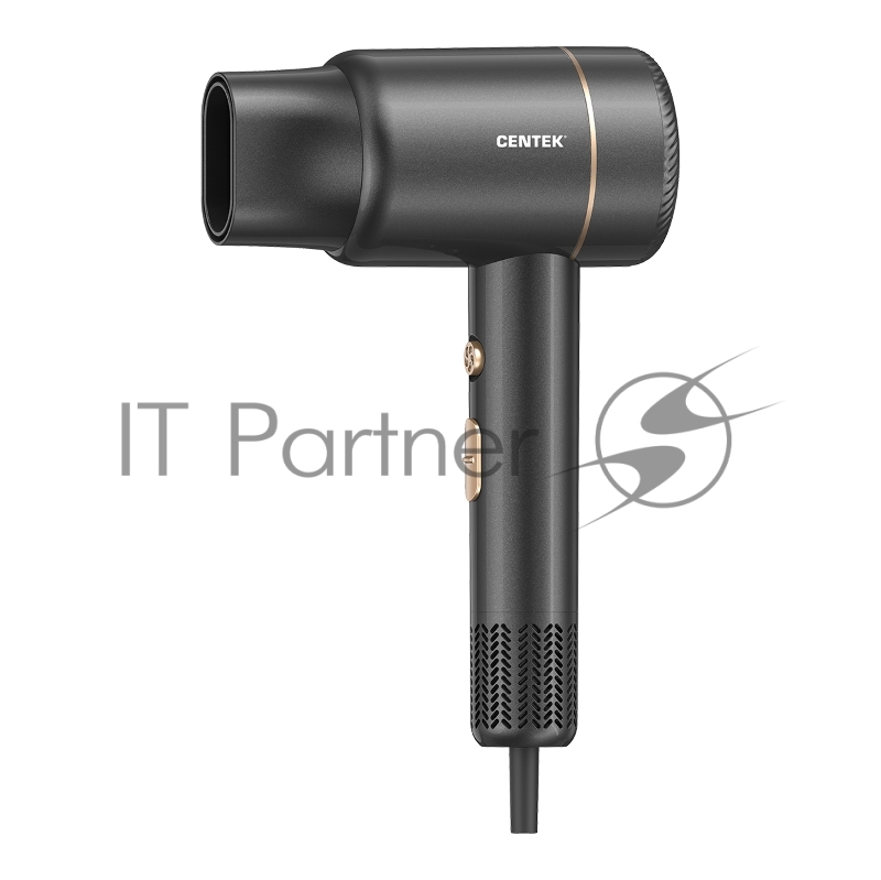 Фен Centek CT-2254 черный, 2000 Вт, ионизация