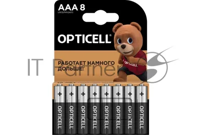 Батарея Opticell Basic LR03 AAA (8шт) блистер