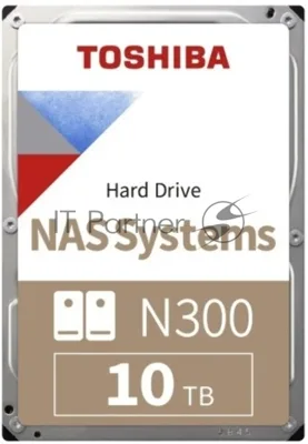 Жесткий диск HDD Toshiba N300 10Tb 7200rpm SATA-III 512Mb 3.5"