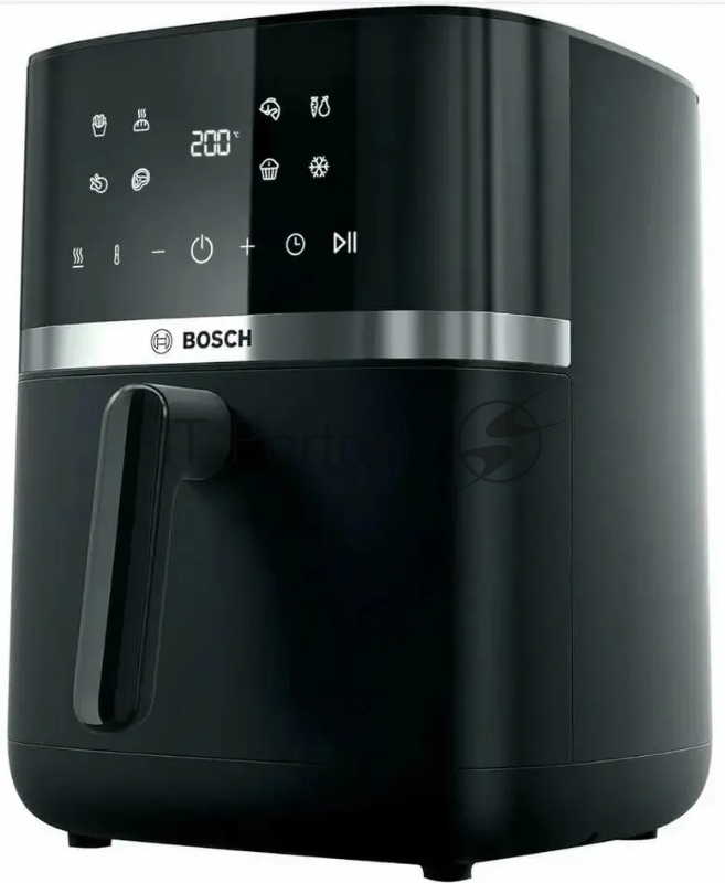 Аэрогриль Bosch MAF462B0 черный, 2050 Вт, 6.1 л, сенсор, 9 программ