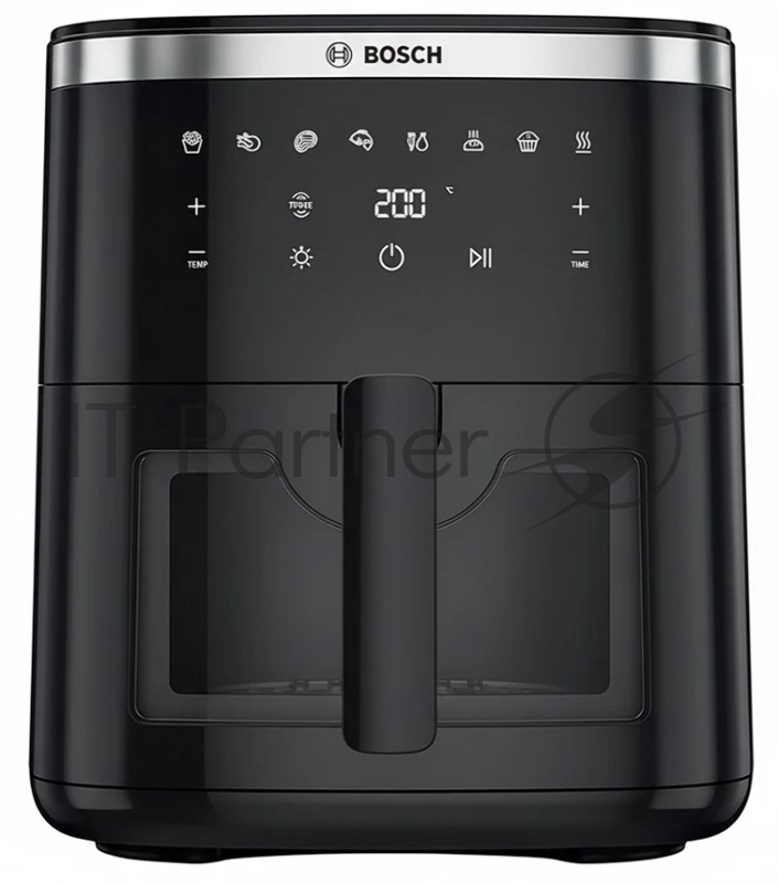 Аэрогриль Bosch MAF671B0 черный, 1800 Вт, 7.2 л, сенсор, 8 программ