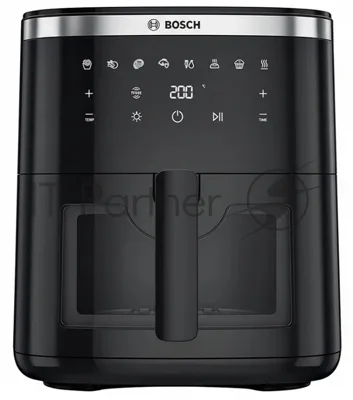 Аэрогриль Bosch MAF671B0 черный, 1800 Вт, 7.2 л, сенсор, 8 программ