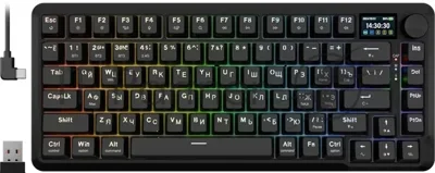Клавиатура беспроводная Defender Redragon Flekact Pro black (USB/BT, 81 клавиша)