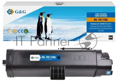 Картридж лазерный G&G GG-TK1150L черный (7200стр.) для Kyocera ECOSYS M2135DN/M2635DN/M2735DW;P2235D