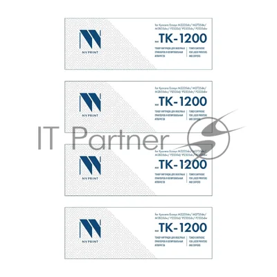 Картридж NVP совместимый NV-TK-1200-SET4 для Kyocera Ecosys M2235dn/ M2735dn/ M2835dw/ P2335d/ P2335dn/ P2335dw (3000k) (4 шт)