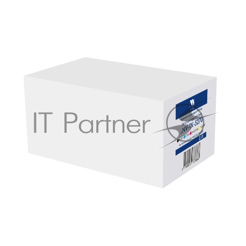 Комплект картриджей NVP совместимых NV-TK-5270 CMYK для Kyocera EcoSys M6230/M6630 (8000Bk/6000Color)