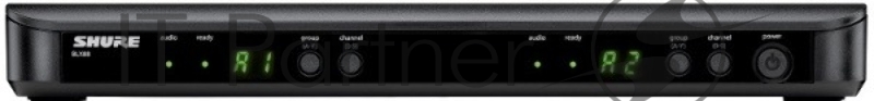 Приемник Shure BLX88E двухканальный для радиосистем серии BLX для систем PG, SM, BETA