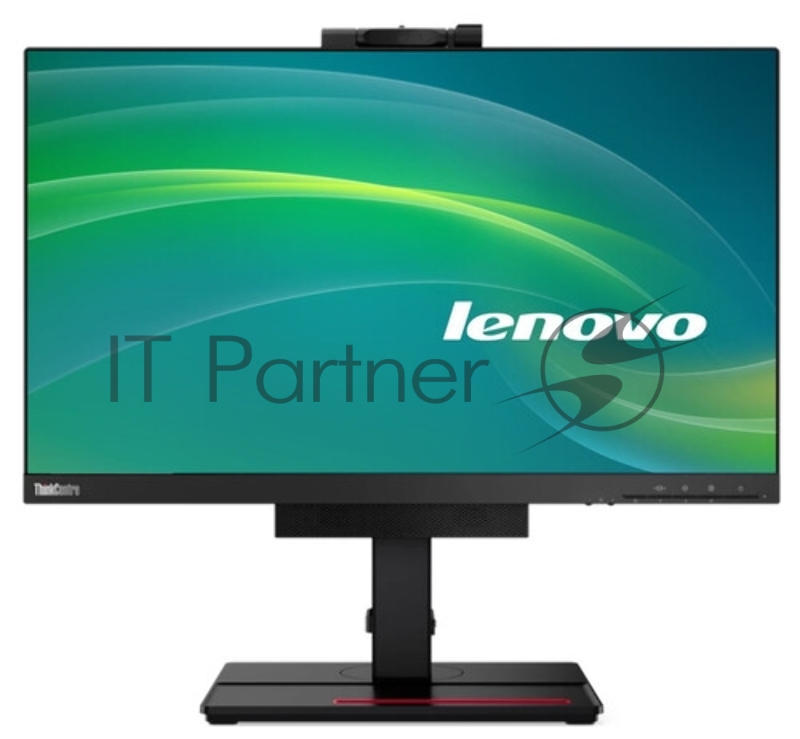 Монитор 24" Lenovo ThinkCentre TIO24Gen5 IPS FHD, 60 Гц, 4 мс, 16:9, 250 кд/м², HDMI 1.4, DP 1.2, встроенная веб-камера (FHD), встроенный микрофон, встроенные динамики (2x3 Вт), черный