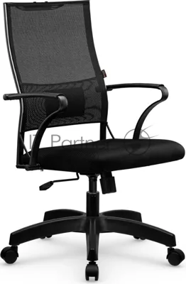 Кресло Metta Sit Air-180 B2-290K (M09.B02.G15.W01) Z509397575 на колесиках, сетка, 1шт. в комплекте черный/черный