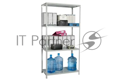 Стеллаж Практик MS Standart 120/60x20/4 пол.:4 единая 1200x600x200мм серый (S24199132402)