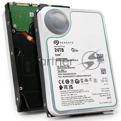 Жесткий диск HDD Seagate Exos 24Tb 7200rpm SATA 512Mb 3.5"