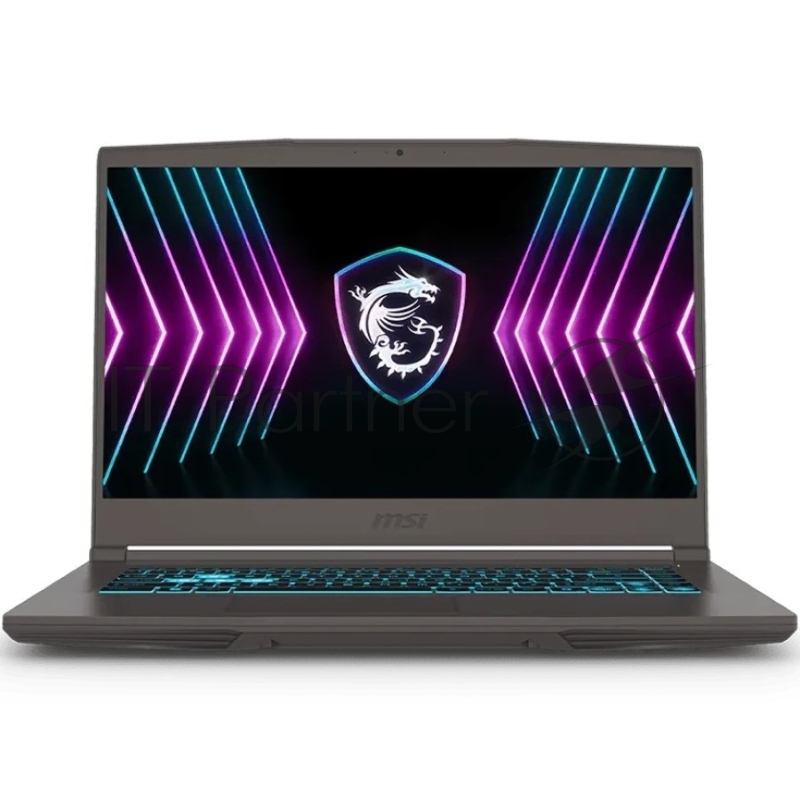 Ноутбук MSI Thin 15 B2RVE-3450XRU/15.6"/IPS/Intel Core 5 210H/16Gb/512Gb/SSD/NVIDIA GeForce RTX 4050 6Gb/Без ОС/серый/1.86kg
