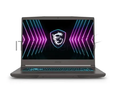 Ноутбук MSI Thin 15 B2RVE-3451XRU 15.6" IPS/FHD Intel Core 7 240H/16Gb/SSD512Gb/NVIDIA RTX4050 6Gb/NoOS/серый/1.86kg