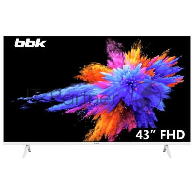 Телевизор BBK 42.5" 43LEM-1054/FTS2C (W) белый DLED FHD 60Hz
