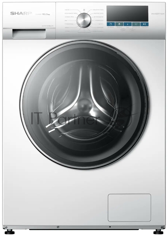 Стиральная машина Sharp ES-FSI1012DLZ-W белый, загрузка фронтальная 10 кг, 1200 об/мин, класс A+++