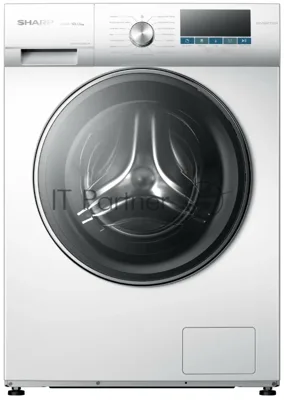Стиральная машина Sharp ES-FSI1012DLZ-W белый, загрузка фронтальная 10 кг, 1200 об/мин, класс A+++