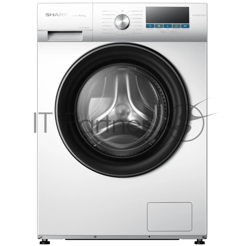 Стиральная машина Sharp ES-FEI712DLZ-W белый, загрузка фронтальная 7 кг, 1200 об/мин, класс A+++