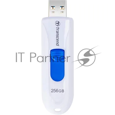 Флешка USB Transcend JetFlash 790W (TS256GJF790W), 256GB, USB 3.1 Gen, R/W 90/40, белый