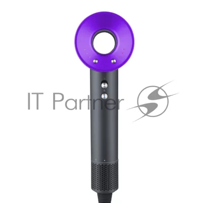 Фен Blackton Bt HD1818M серый/фиолетовый, 1800 Вт, ионизация
