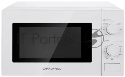 Микроволновая печь Maunfeld MFSMO720MW01 белый, 20 л, 700 Вт, переключатели - поворотный механизм