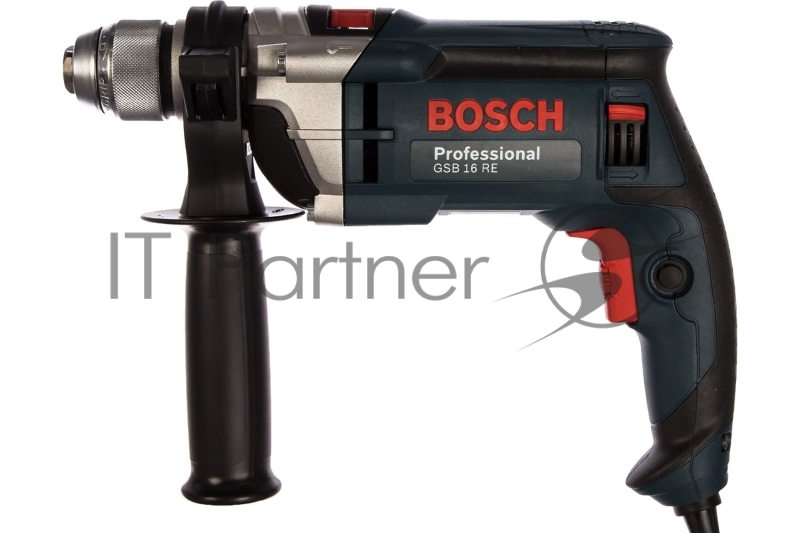 Дрель Bosch GSB 16 RE 060114E500, 750 Вт, сетевая, ударная