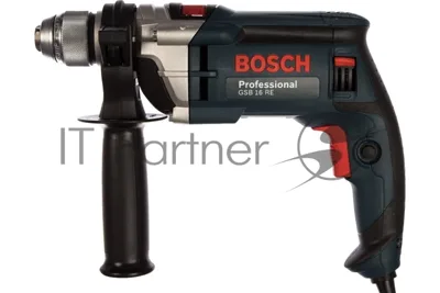 Дрель Bosch GSB 16 RE 060114E500, 750 Вт, сетевая, ударная
