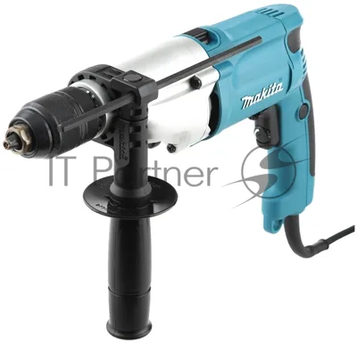 Дрель-шуруповерт Makita HP2051 Дрель уд, 720Вт,БЗП-13мм,0-1200\2900об\м,2.3кг,чем,мет редуктор