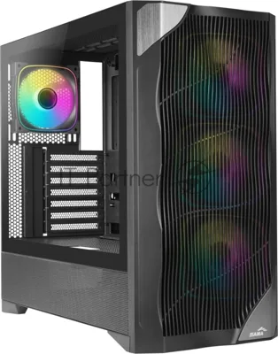 Корпус SAMA V42, Midi-Tower, чёрный, 4 x 120 мм