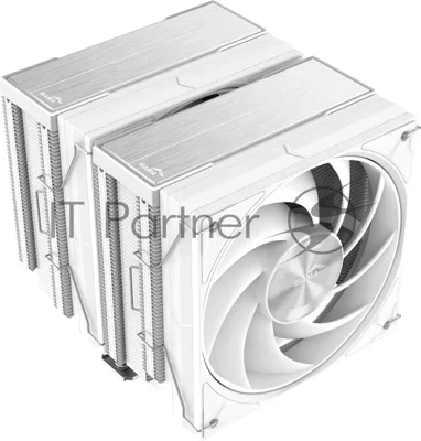 Кулер для процессора SAMA A60W белый, 2x120 мм, алюминий/медь, 800-2200 об/мин, 29 дБ, 4 pin PWM, 265 Вт, высота 156.5 мм