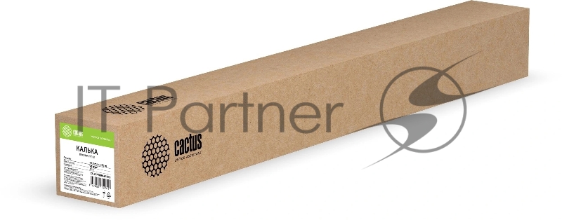 Калька Cactus CS-LFPTR90-61045 A1+ 610мм-45м/90г/м2 универсальная втулка:50.8мм (2")