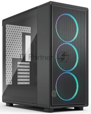 Корпус Fractal Design Epoch XL Black TG RGB Light Tint, Full-Tower, чёрный, 3 x 140 мм