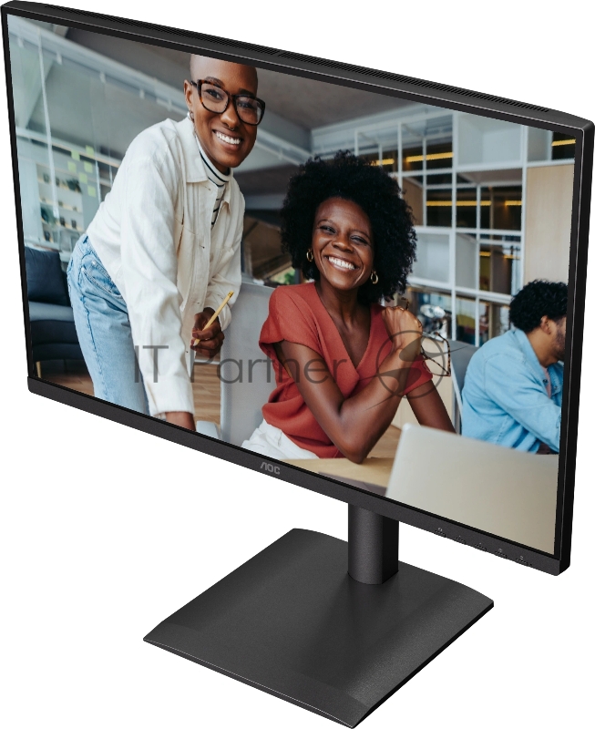 Монитор 24" AOC X24E4U черный IPS LED 4ms 16:9 HDMI M/M матовая HAS Piv 300cd 178гр/178гр 1920x1200 100Hz VGA DP FHD USB 5.22кг